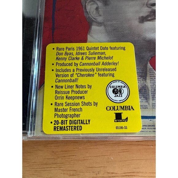 Don Byas A Tribute To Cannonball CD Paris 1961 Quintet Date Jazz Columbia Legacy - Picture 2 of 4